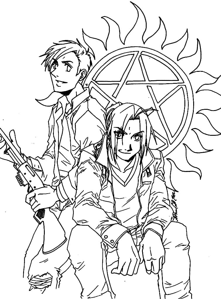 Coloriage Fullmetal Alchemist 2