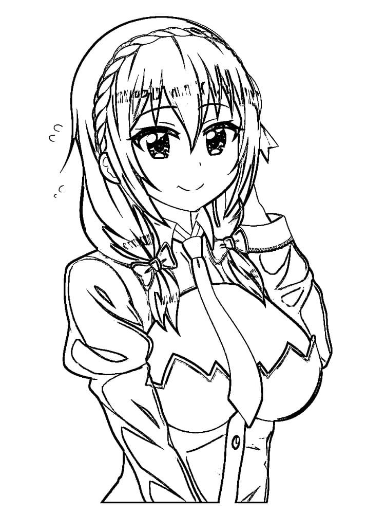 Coloriage Yunyun Konosuba