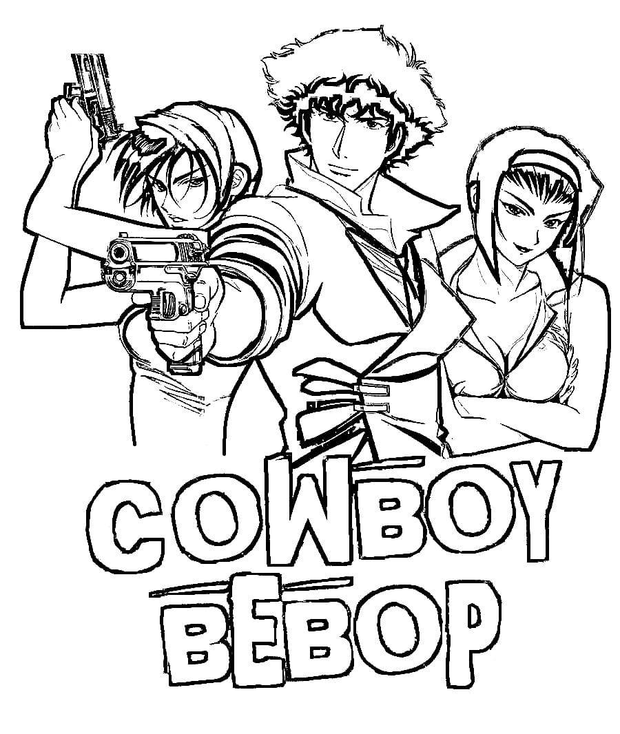 Coloriage Anime Cowboy Bebop