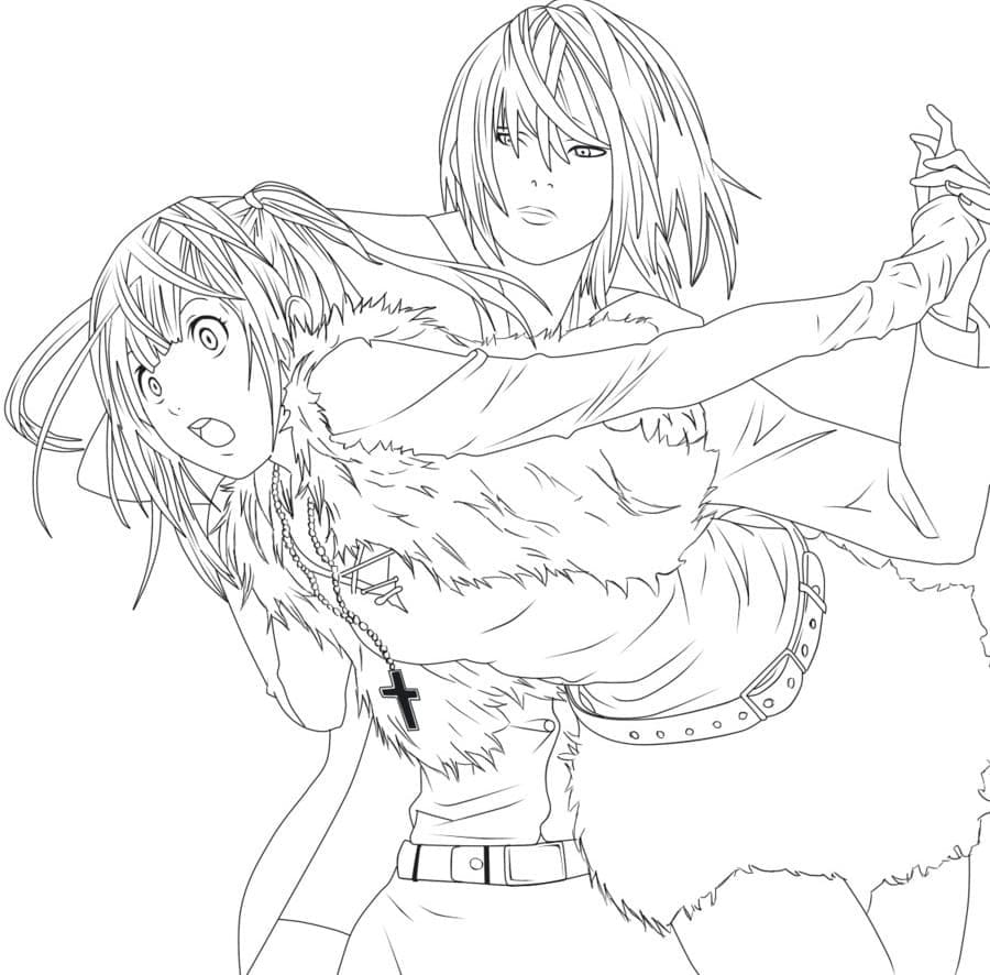Coloriage Anime Death Note