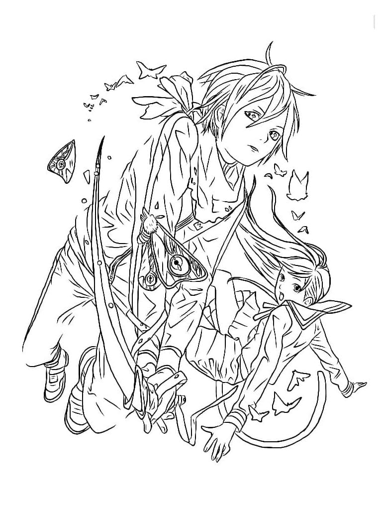 Coloriage Anime Noragami