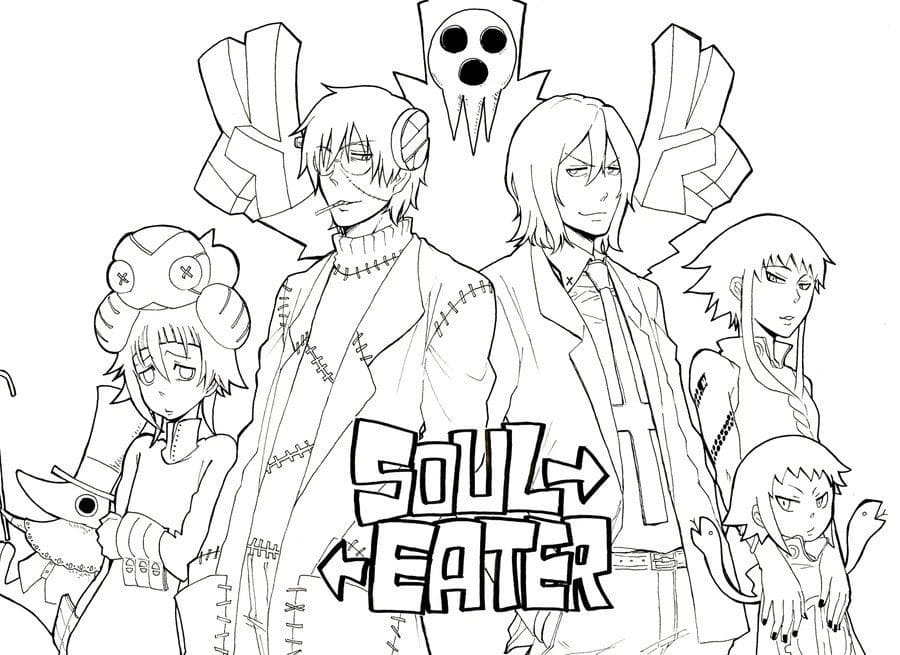 Coloriage Anime Soul Eater