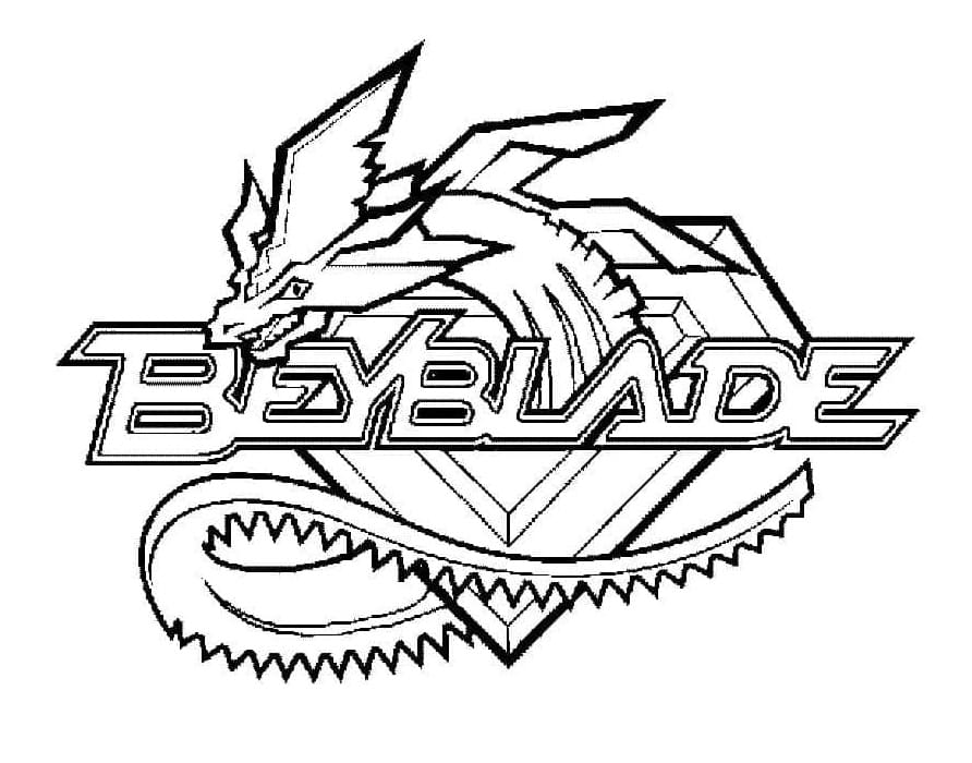 Coloriage Beyblade Logo