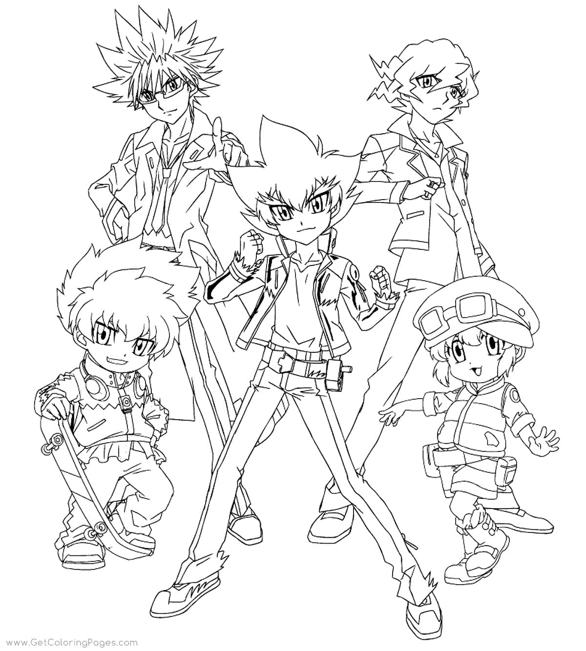 Coloriage Beyblade Shogun Steel