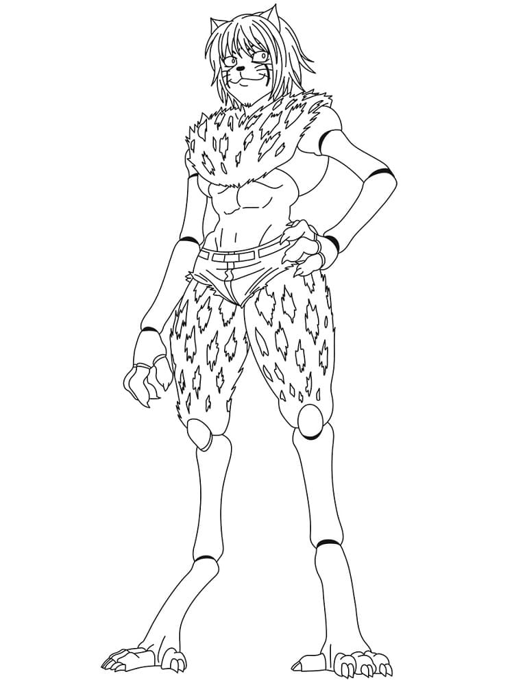 Coloriage Cheetu Debout