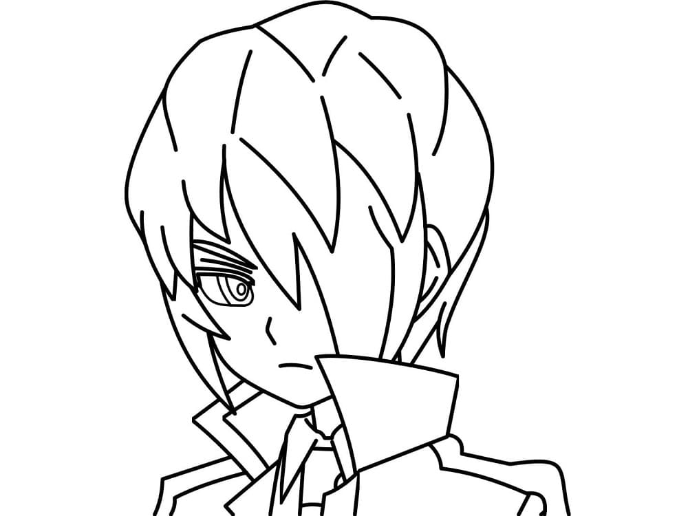 Coloriage Delta Zakuro de Beyblade