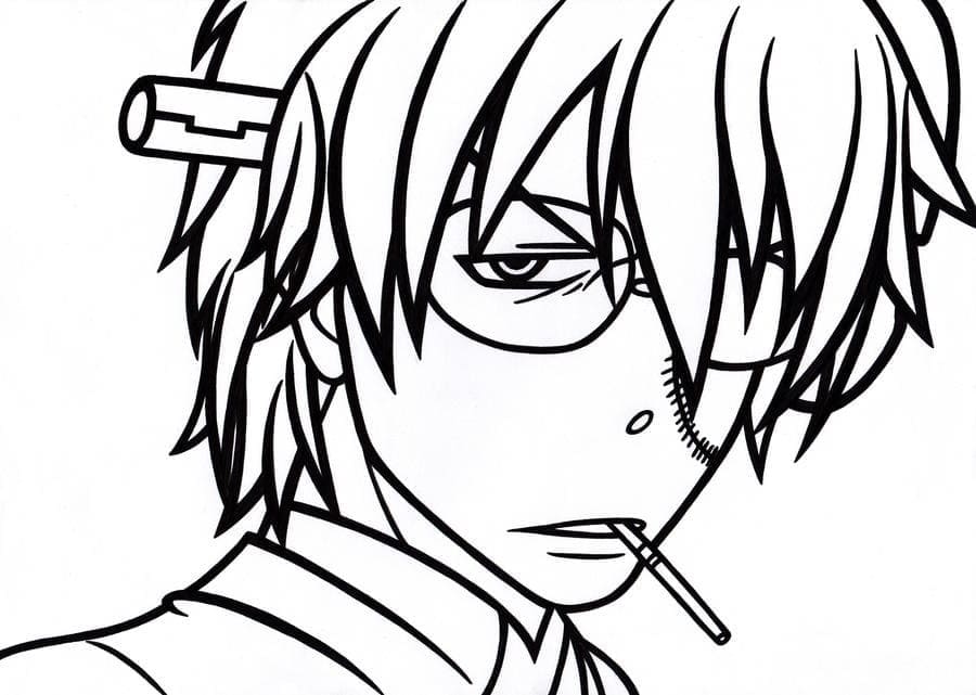Coloriage Dr Franken Stein de Soul Eater
