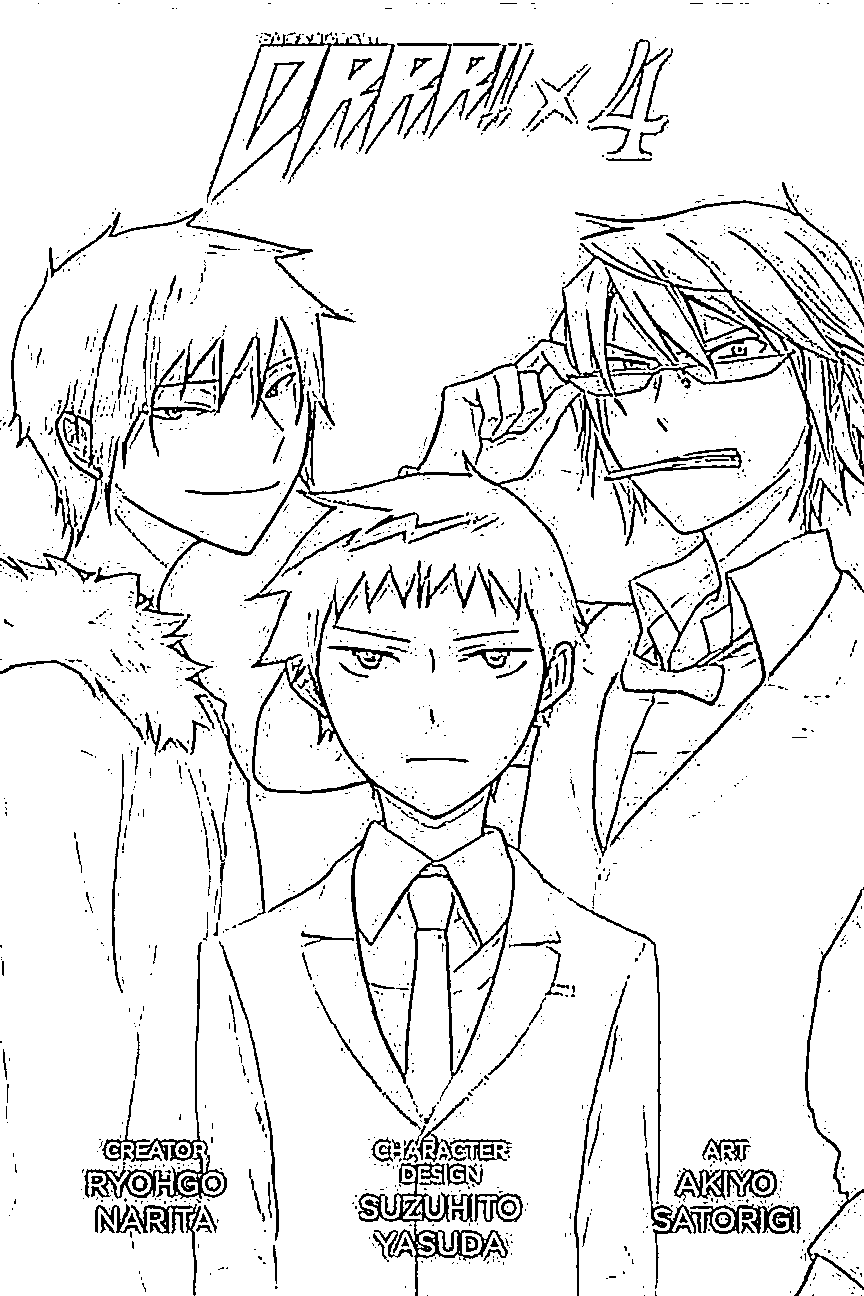 Coloriage Durarara cool