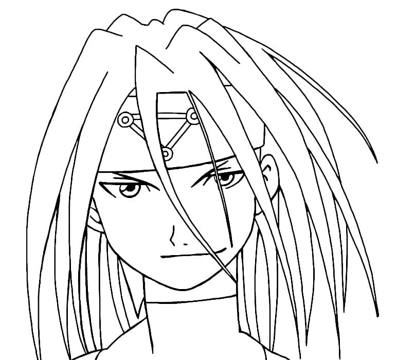 Coloriage Envy de Fullmetal Alchemist
