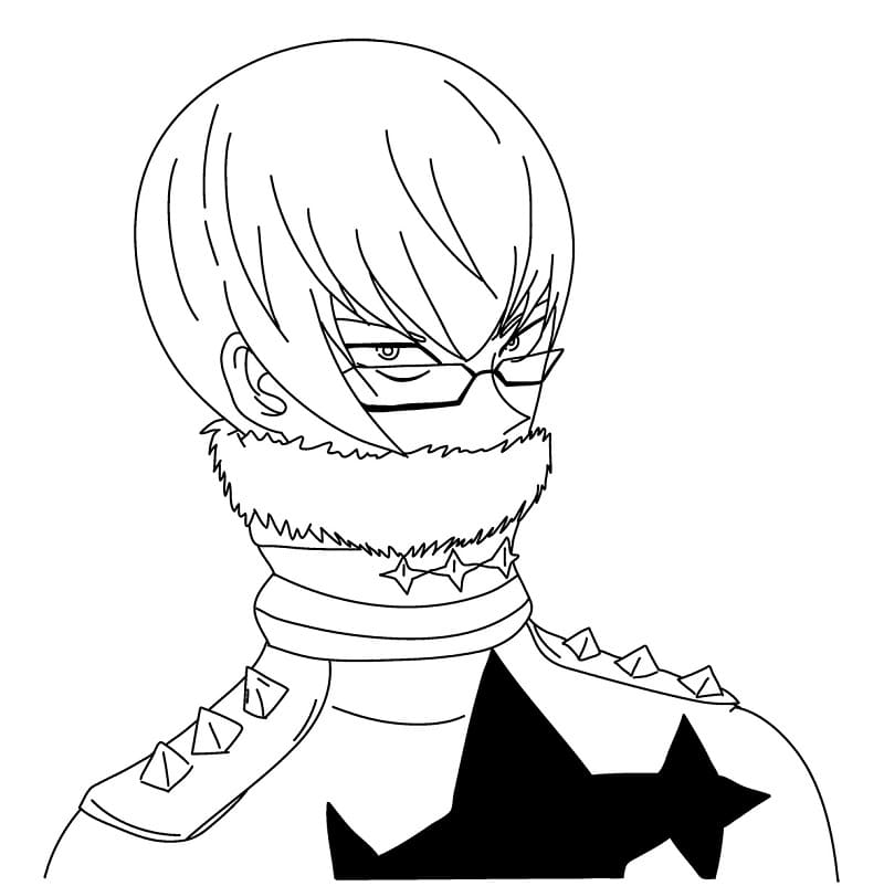 Coloriage Hoka Inumuta de Kill la Kill