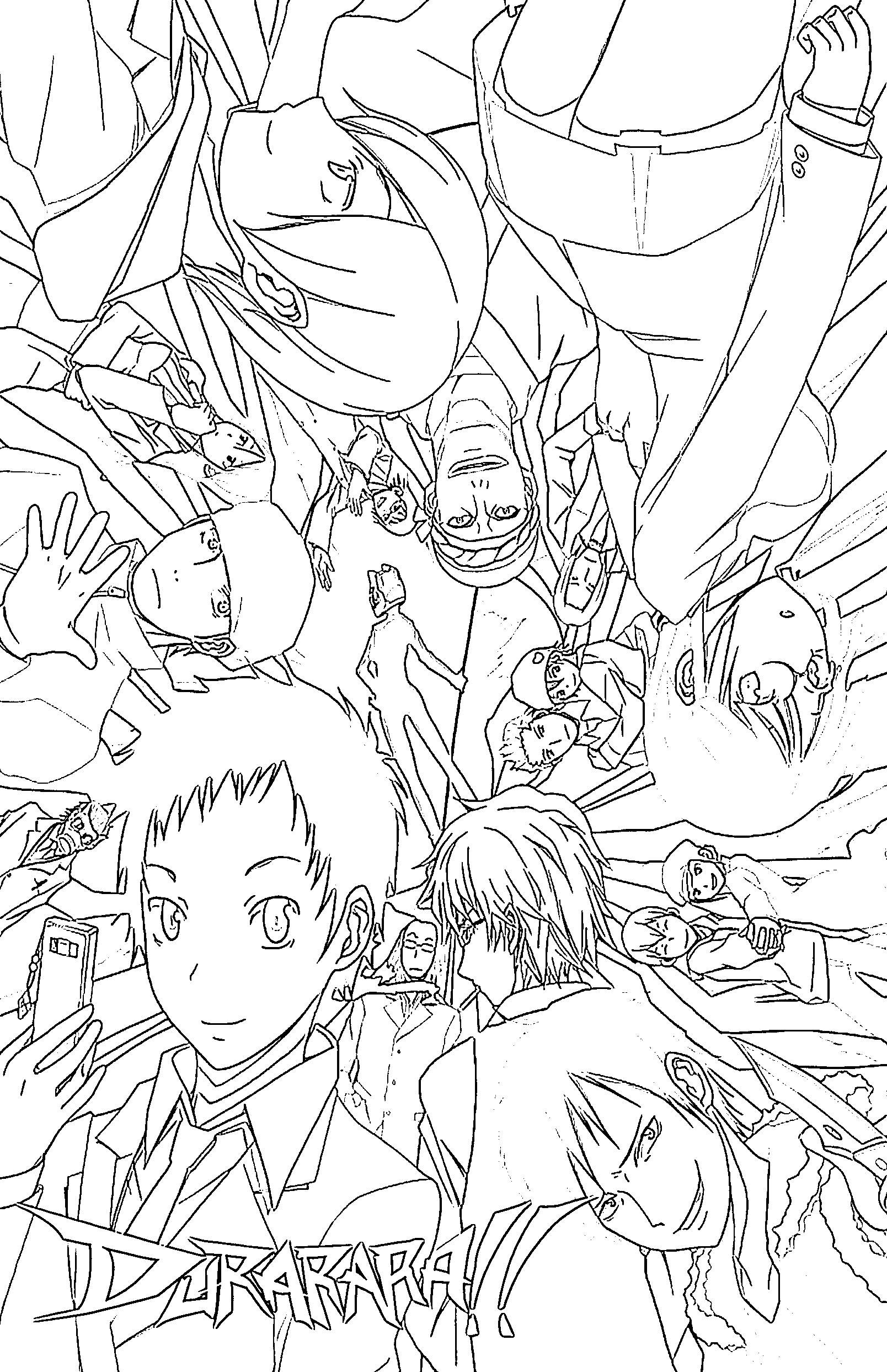 Coloriage Impression Durarara gratuite