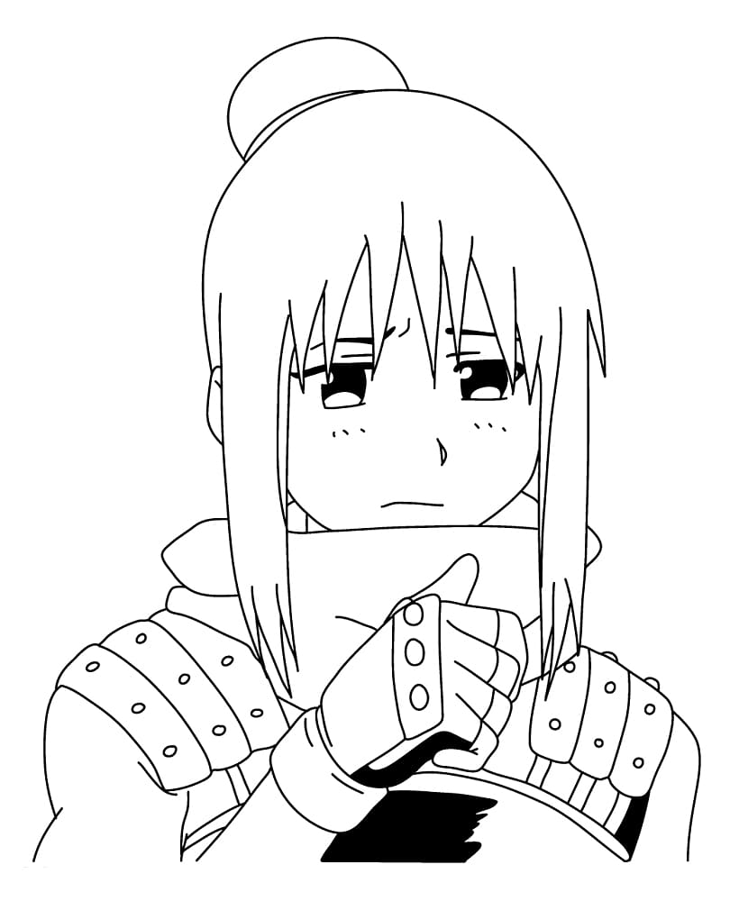 Coloriage Lan Fan de Fullmetal Alchemist