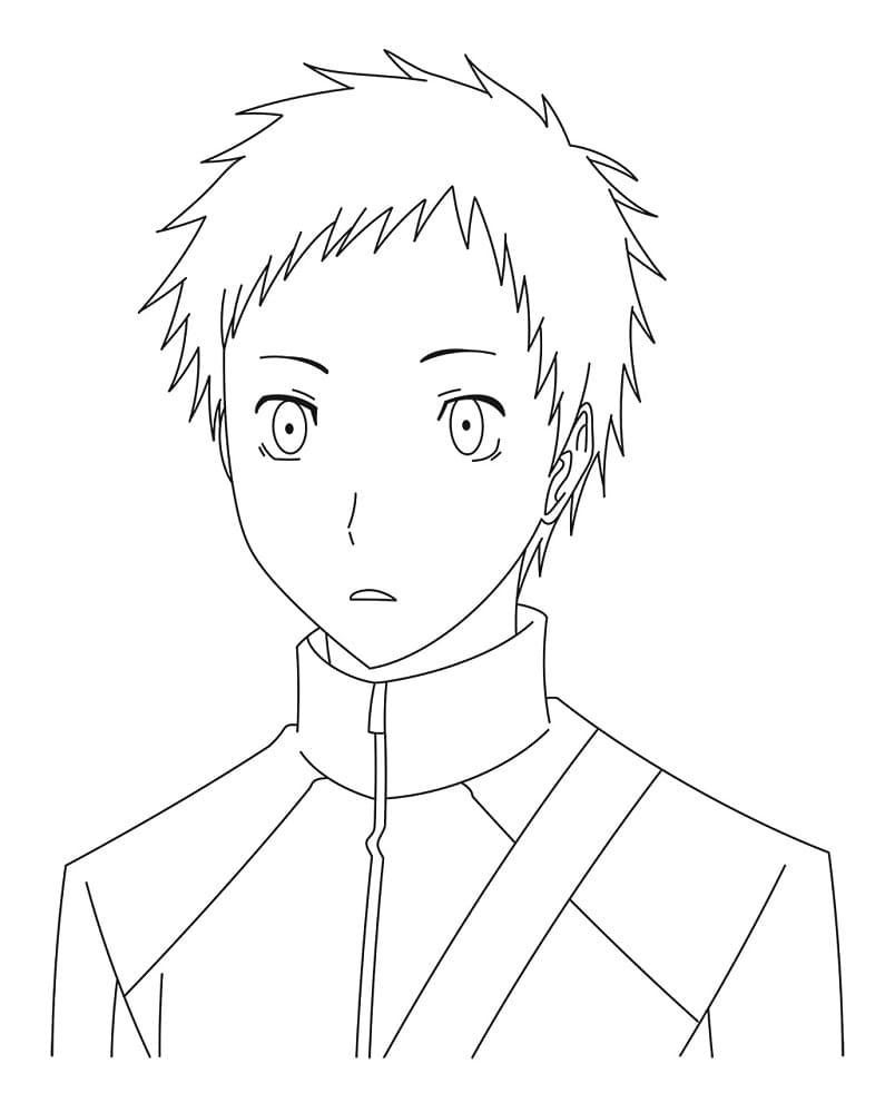 Coloriage Mikado Ryuugamine de Durarara
