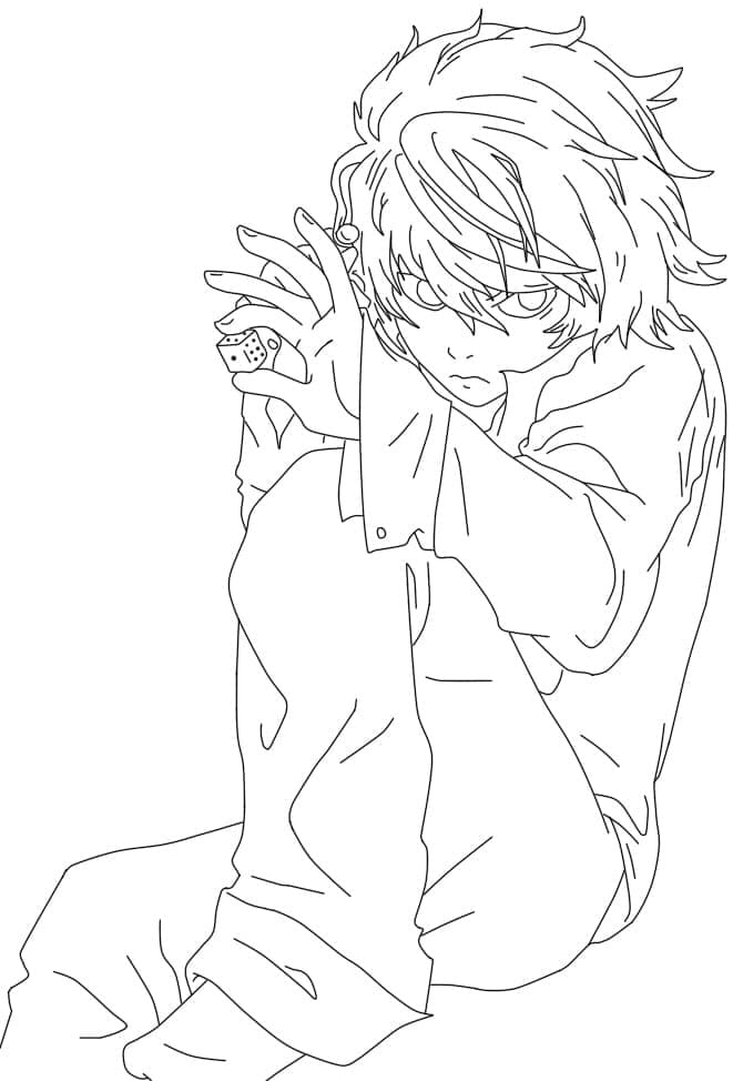 Coloriage Near de Death Note