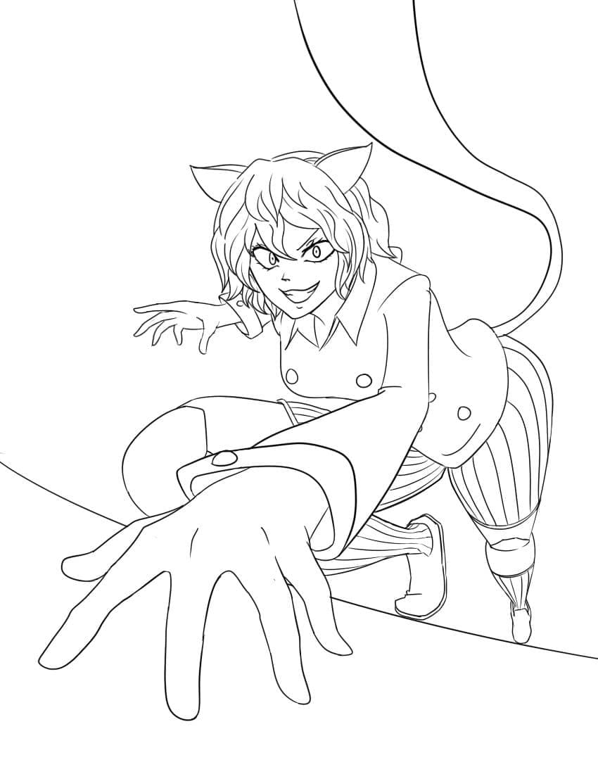 Coloriage Neferpitou