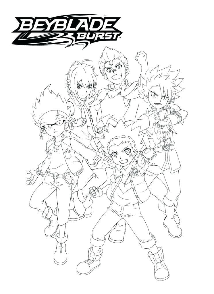 Coloriage Beyblade