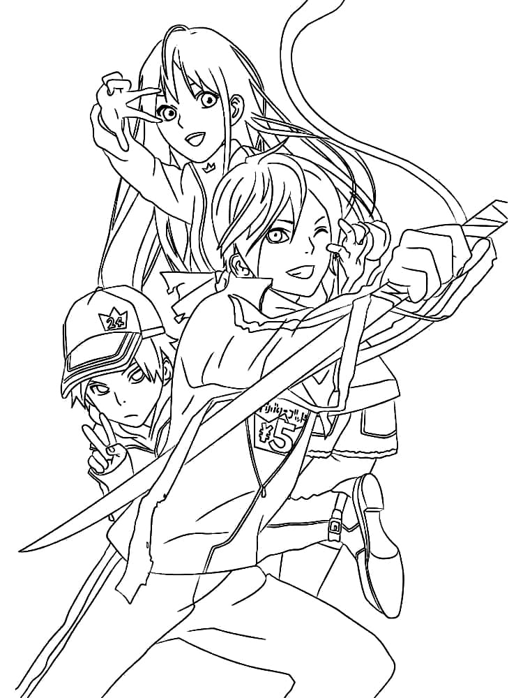 Coloriage Noragami