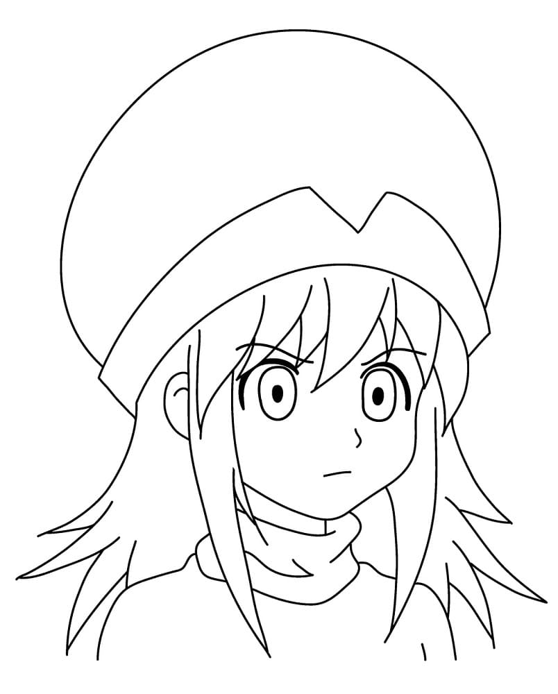 Coloriage Portrait De Ponzu