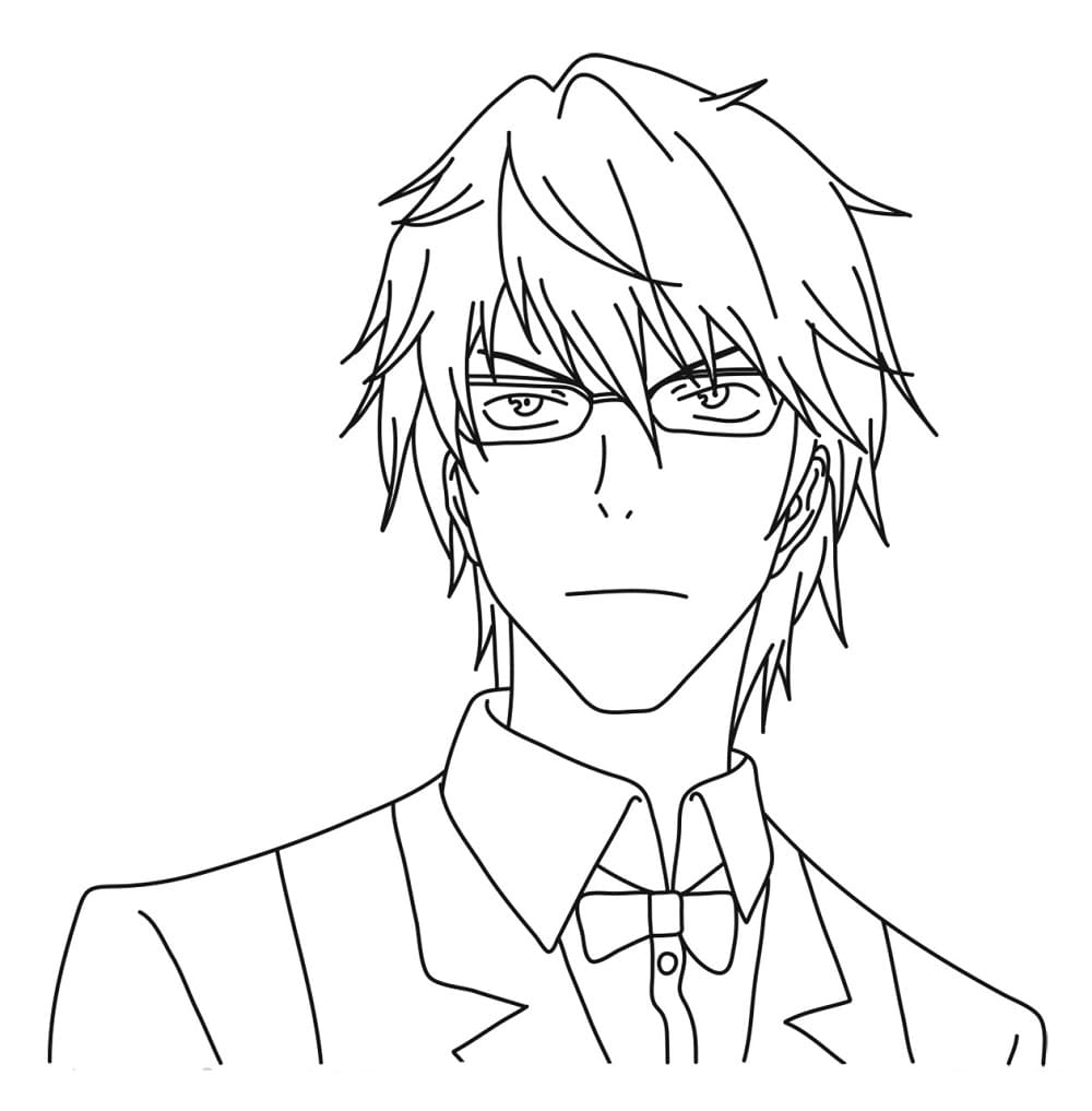 Coloriage Shizuo Heiwajima de Durarara
