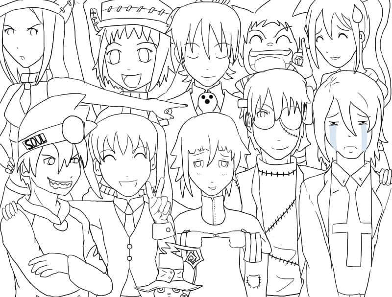 Coloriage Soul Eater 2