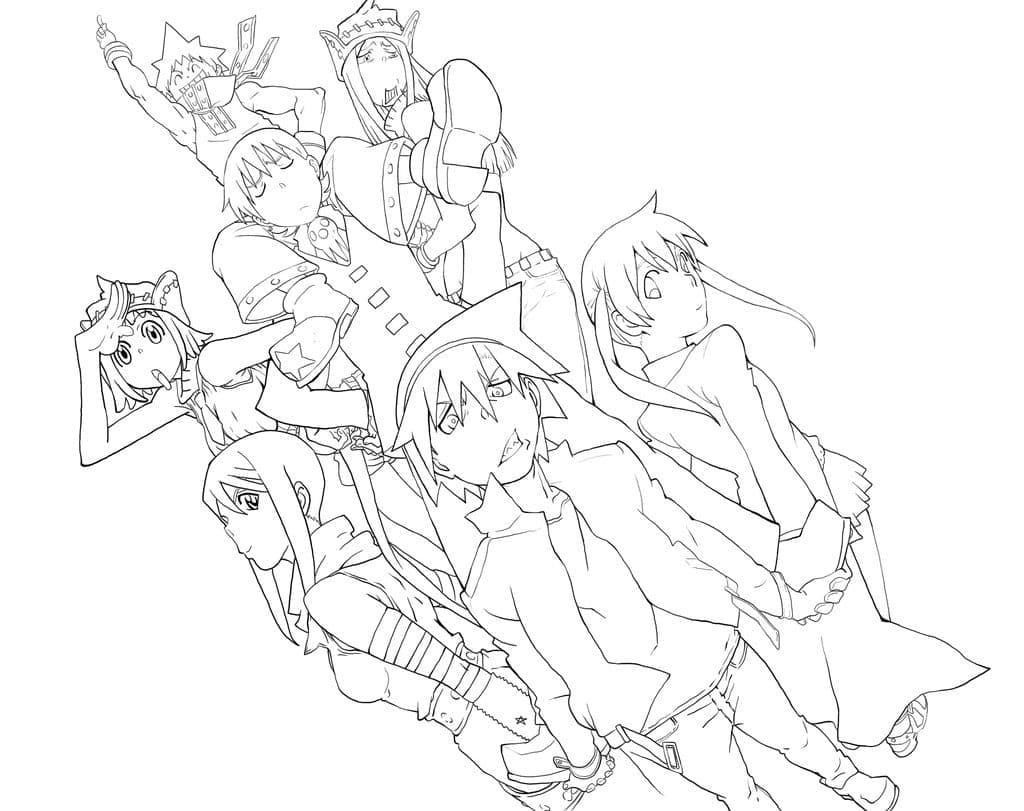 Coloriage Soul Eater 5