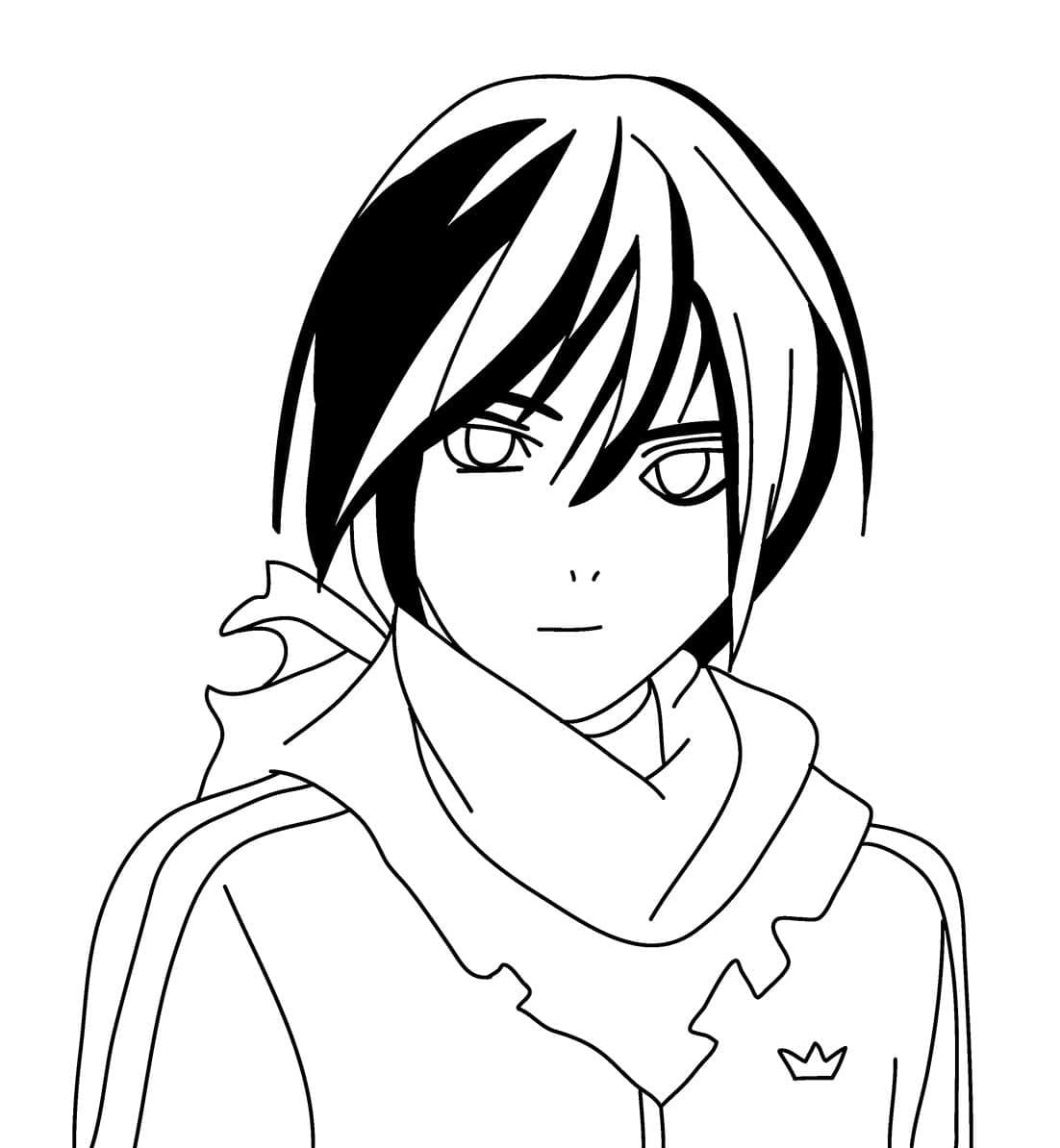 Coloriage Yato Noragami Personnages