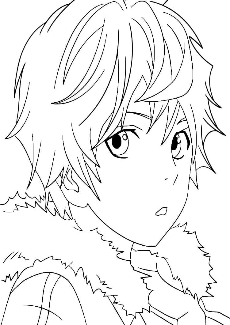 Coloriage Yukine Noragami gratuit