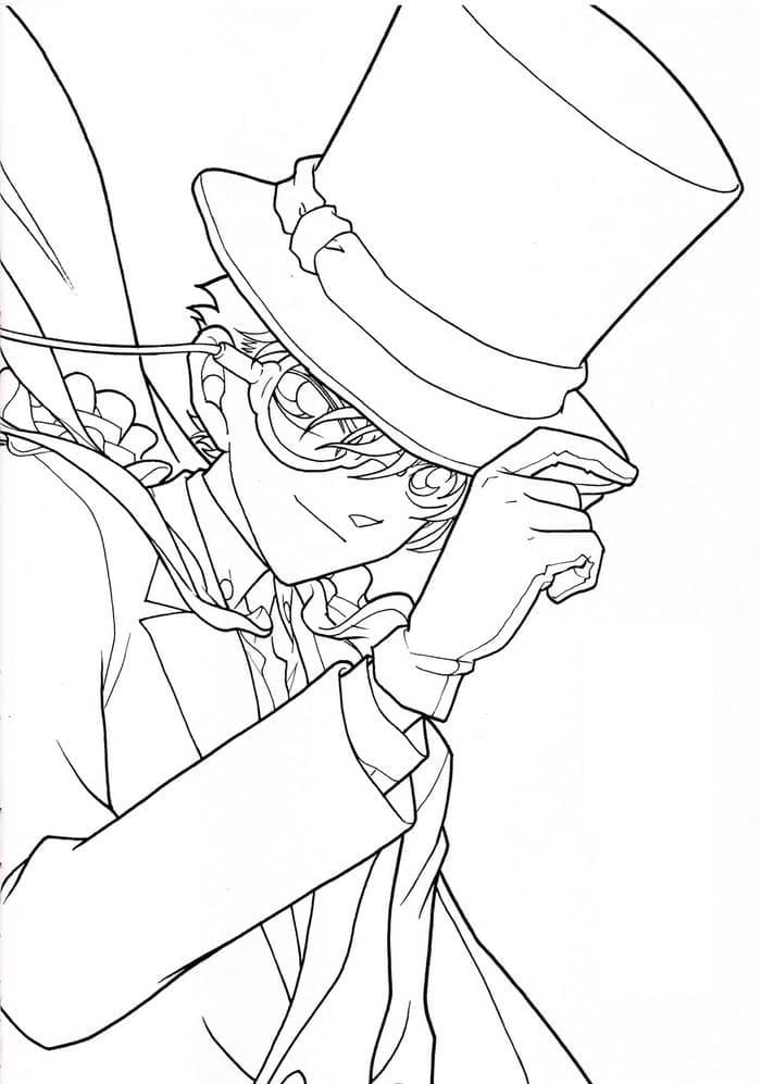 Coloriage Cool Kaito Kid