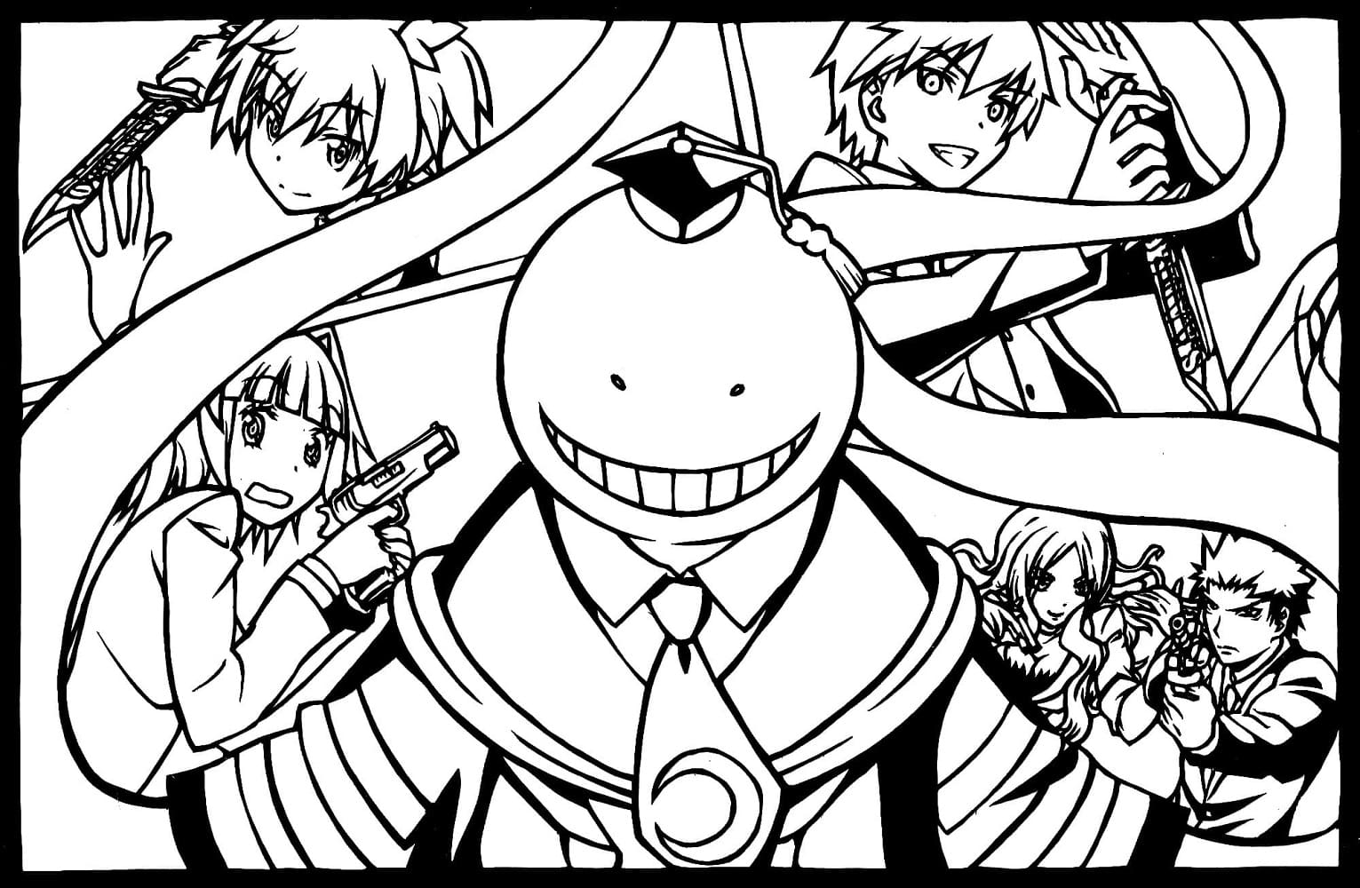 Coloriage Assassination Classroom