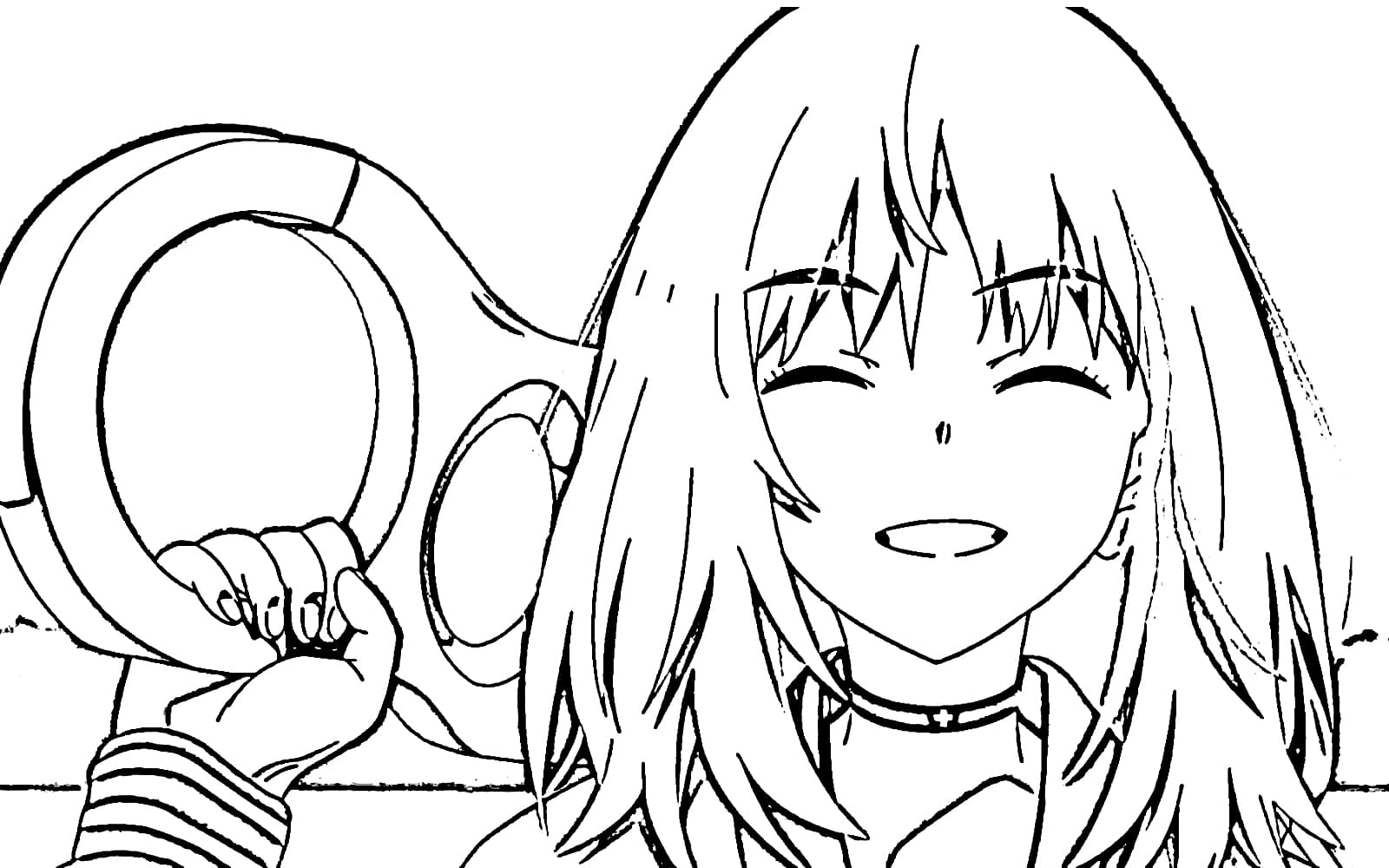 Coloriage Wonder Egg Priority Rika Kawai