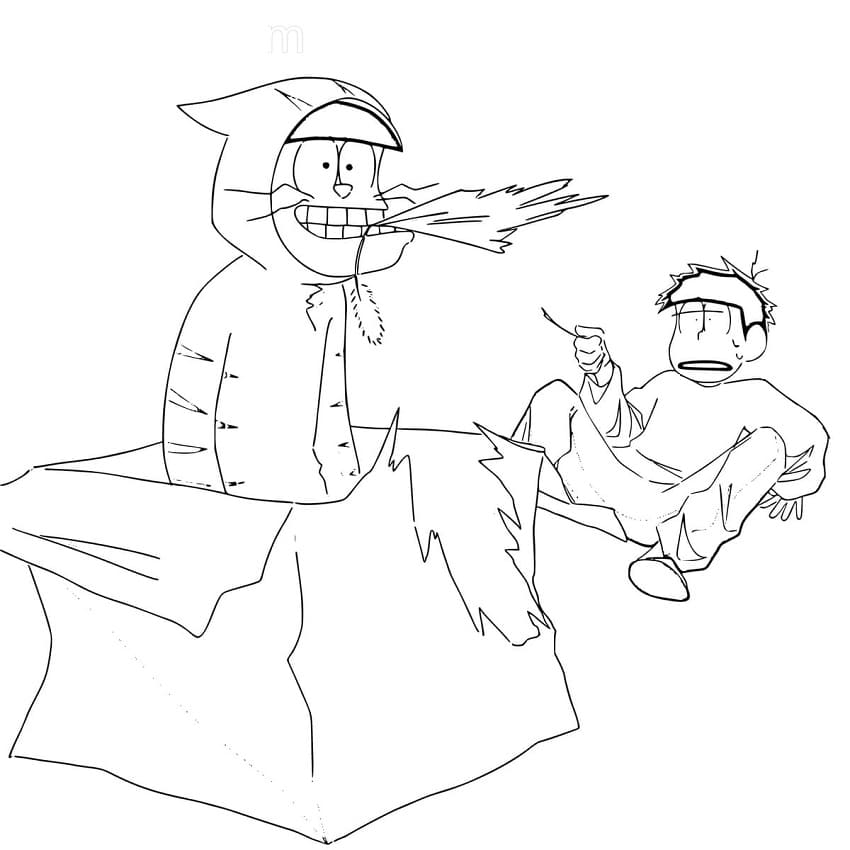 Coloriage Jyushimatsu Matsuno