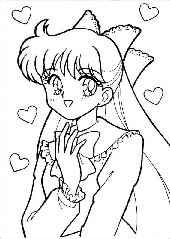 Coloriage Minako Aino de Sailor Moon