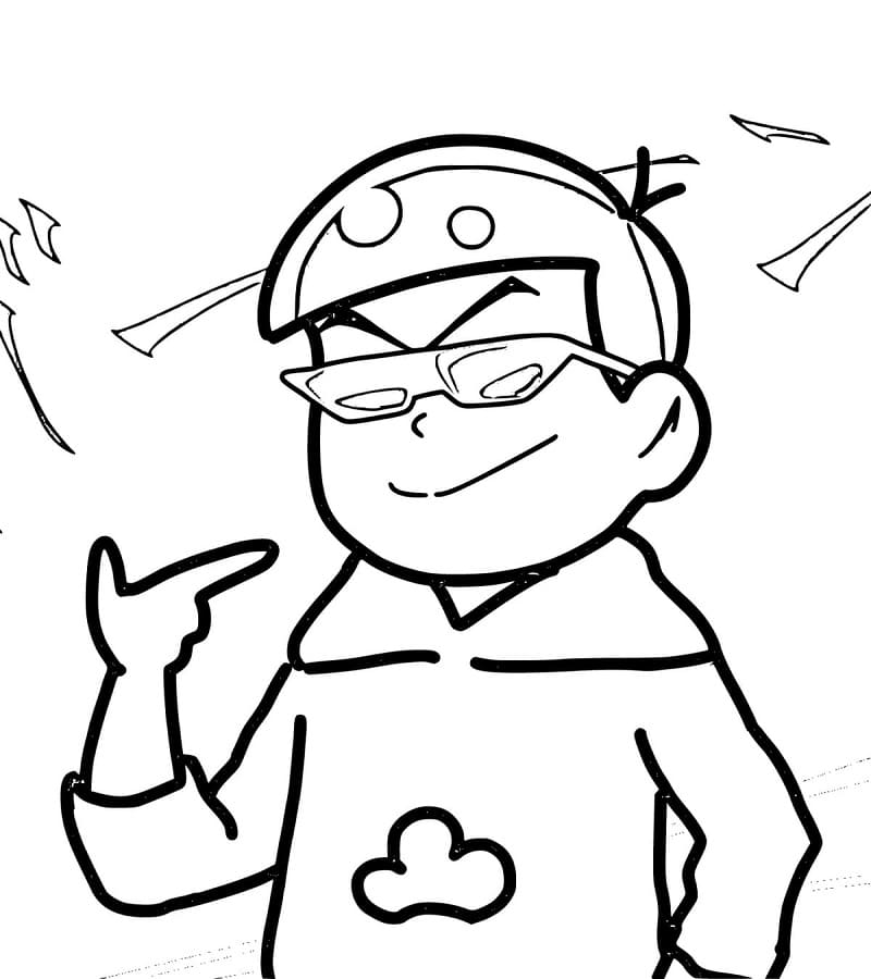 Coloriage Osomatsu-san très amusant