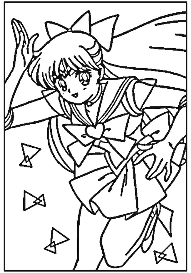 Coloriage Sailor Venus