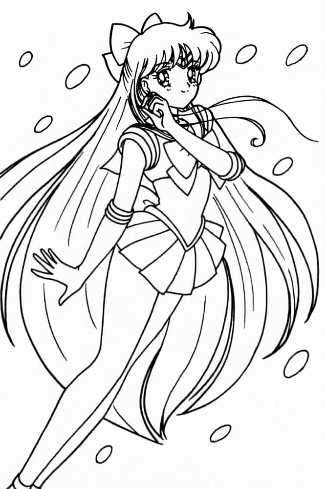 Coloriage Sailor Venus gratuite