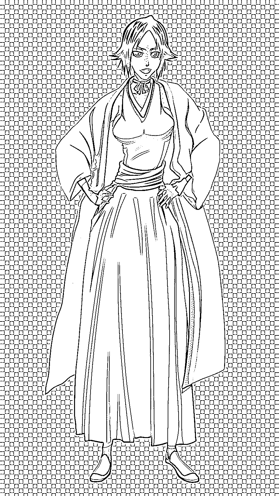 Coloriage Yoruichi Shihouin imprimer
