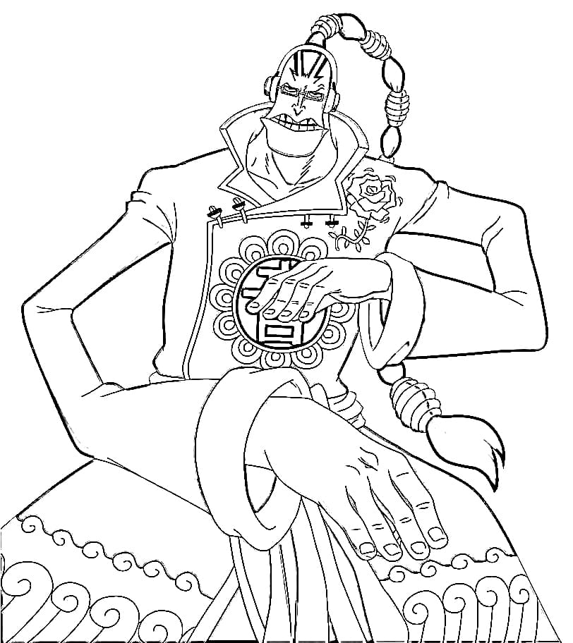 Coloriage Apoo dans Anime One Piece