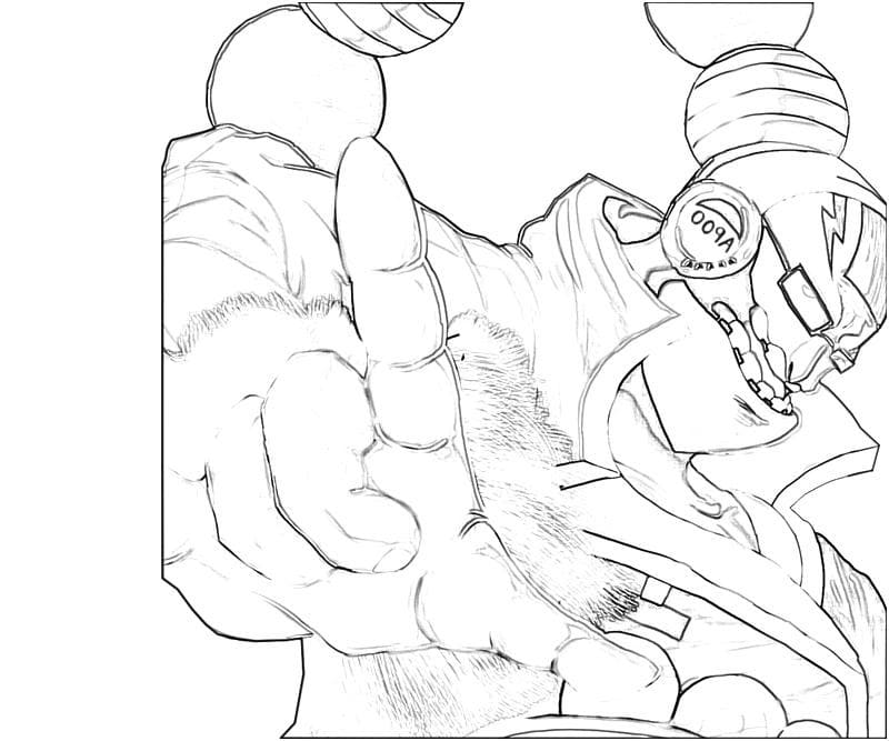 Coloriage Apoo de One Piece