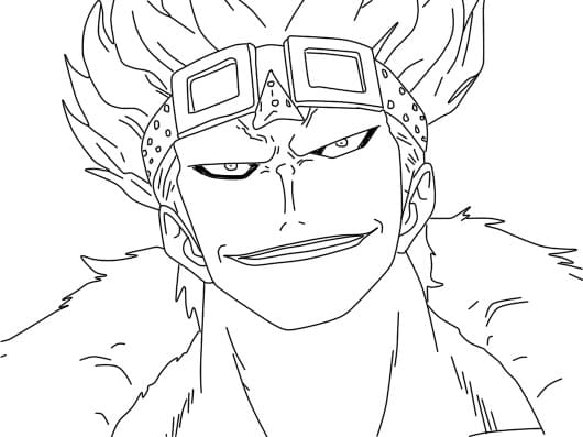 Coloriage Capitaine Kidd d'Eustass
