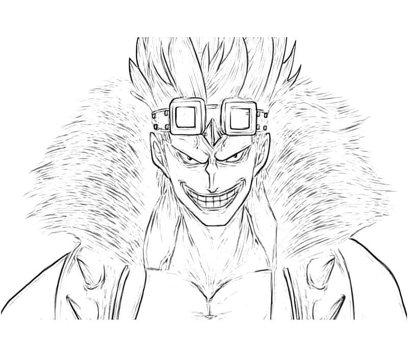 Coloriage Cool Eustass Kidd