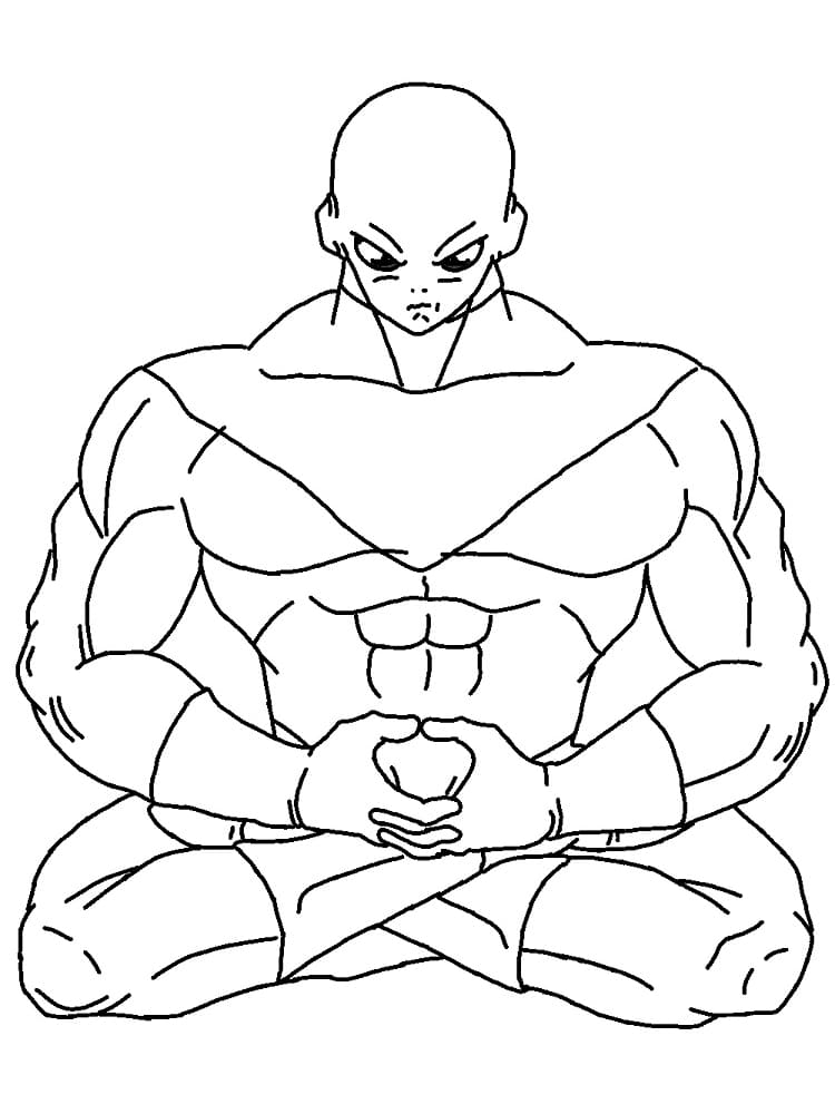 Coloriage Cool Jiren