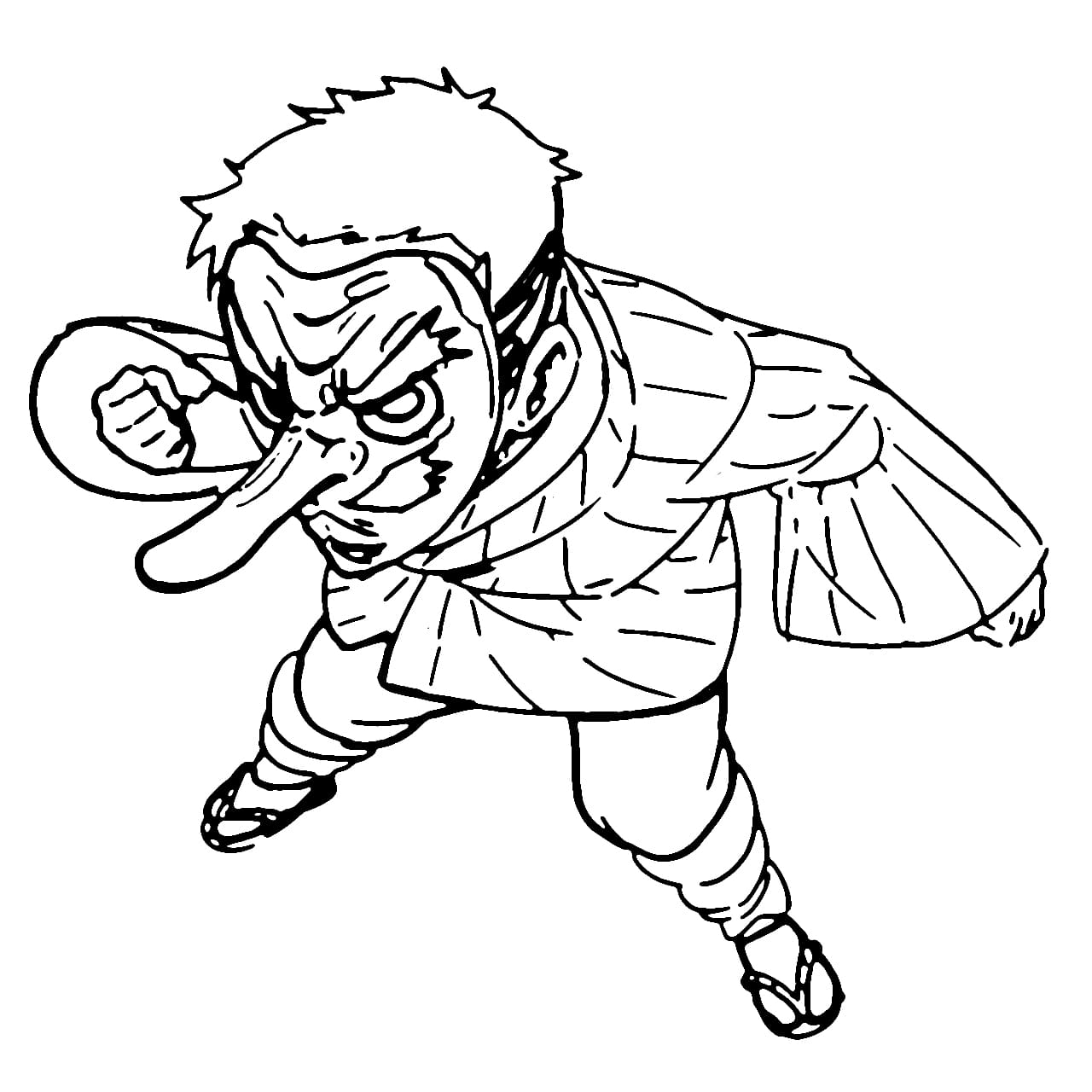 Coloriage Cool Sakonji Urokodaki