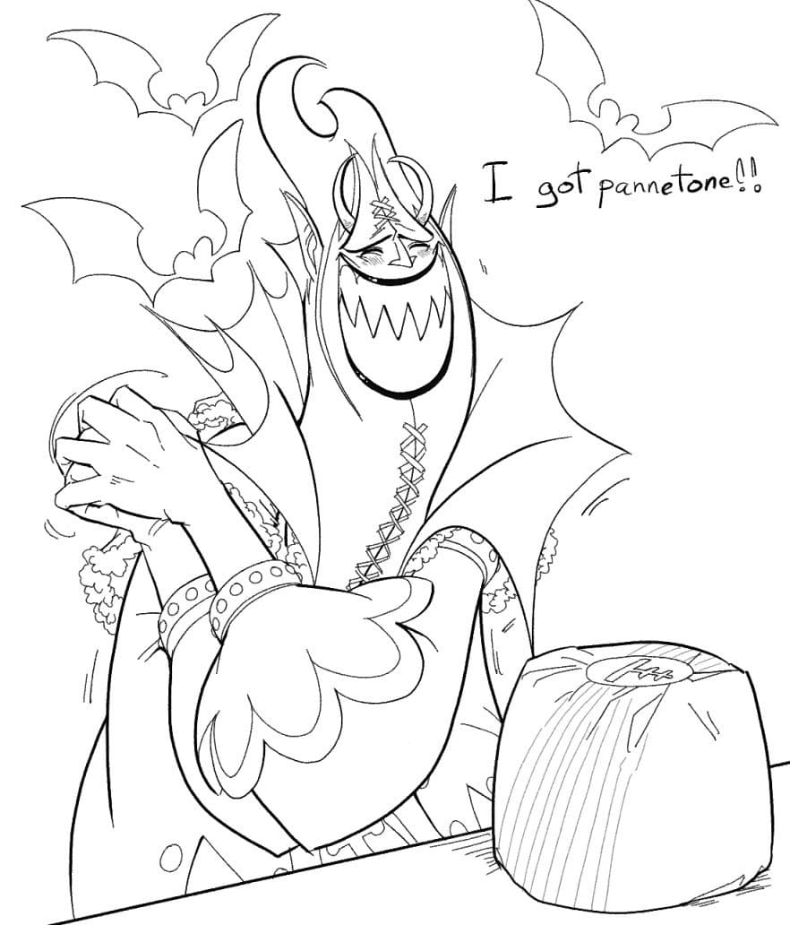 Coloriage Drôle de Gecko Moria