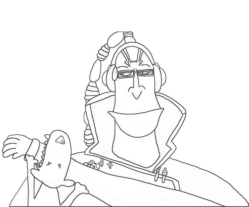 Coloriage Drôle Scratchmen Apoo