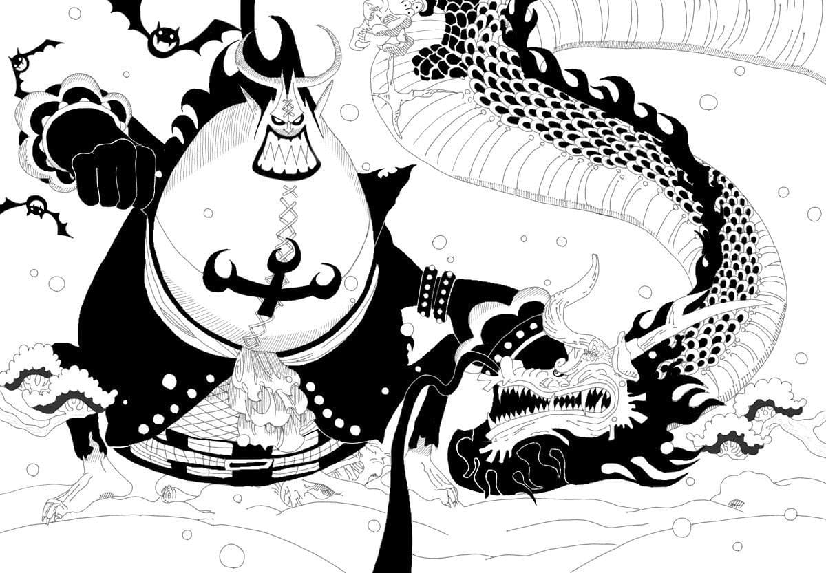 Coloriage Gecko Moria et Kaido