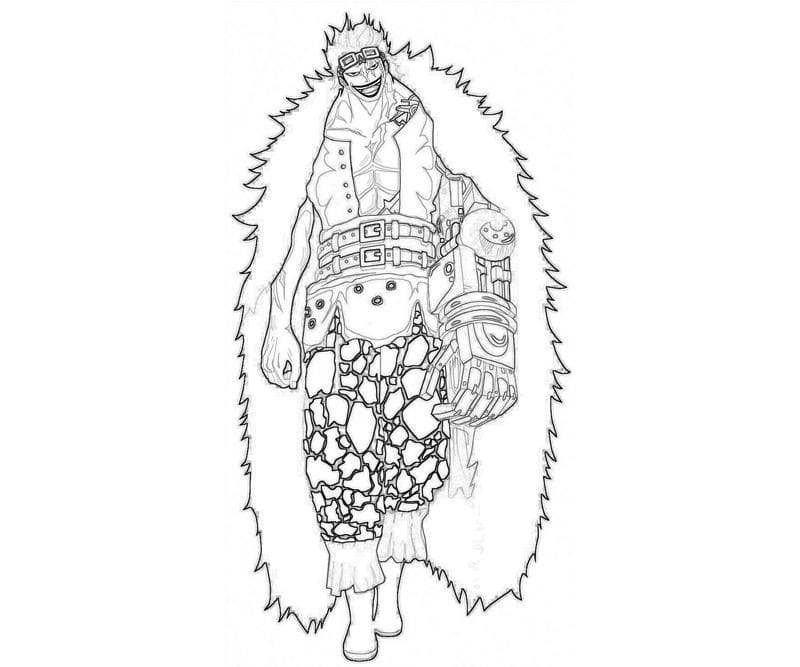 Coloriage Génial Eustass Kidd