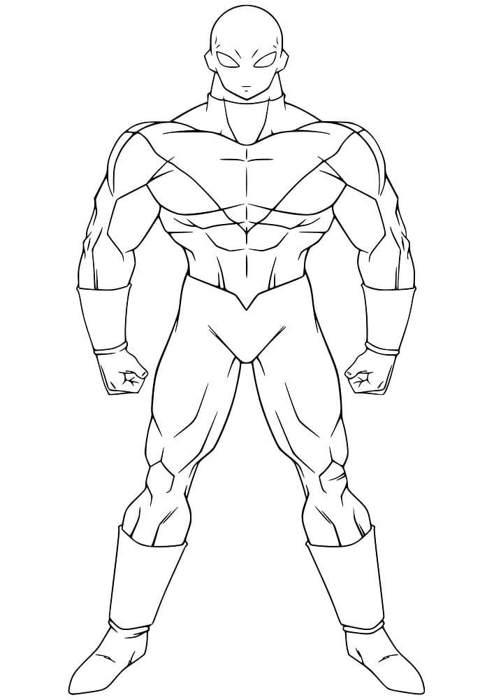 Coloriage Jiren de Dragon Ball Super