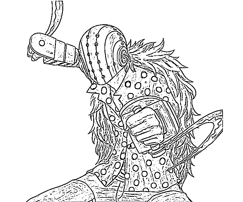 Coloriage Killer avec une arme