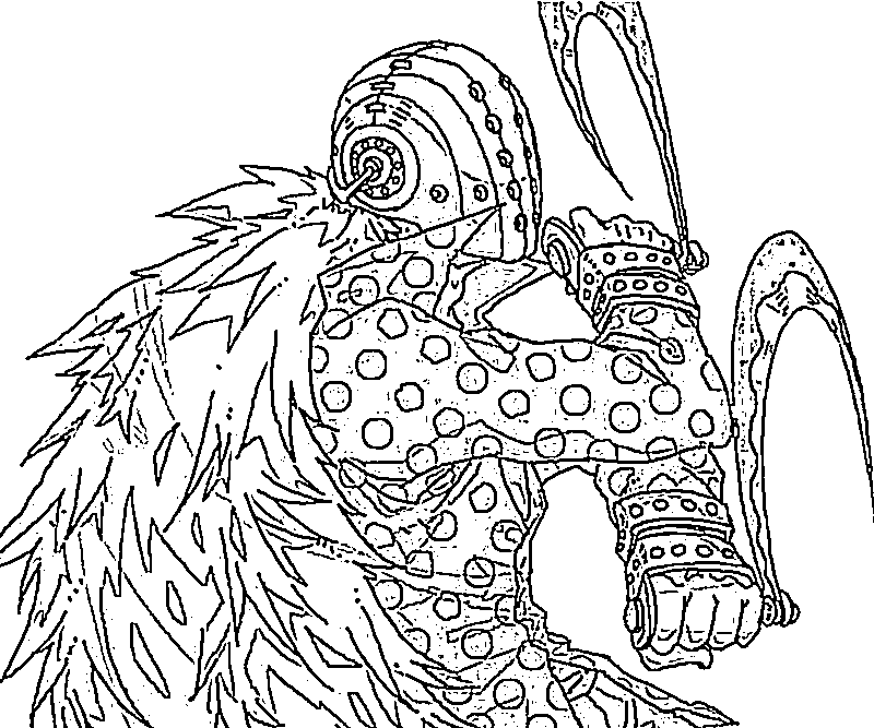 Coloriage Killer Killer attaque