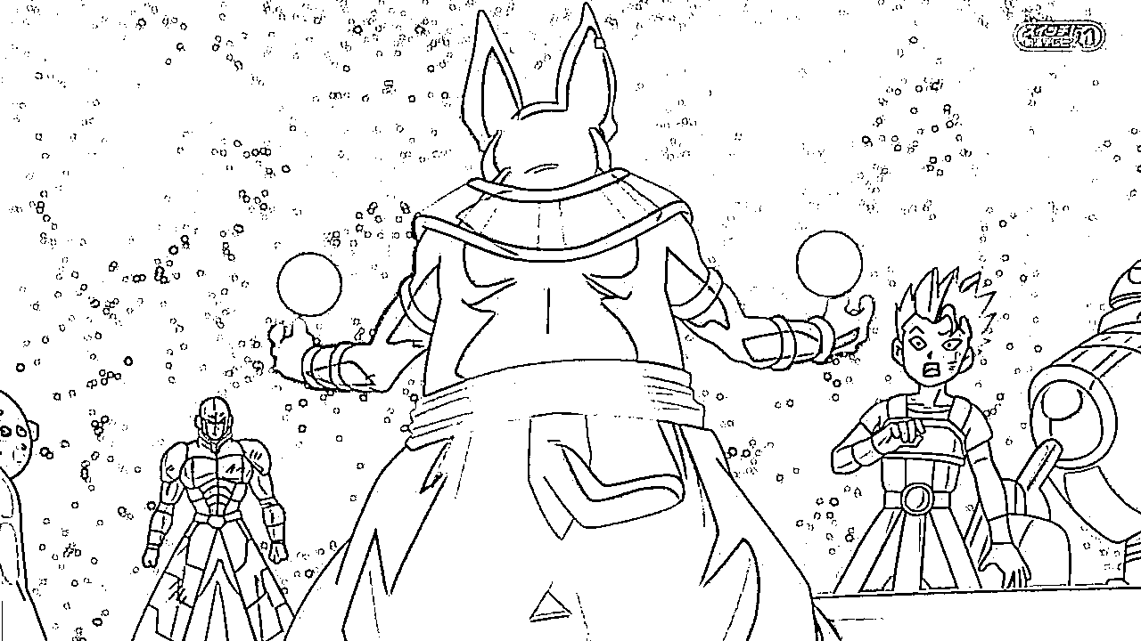 Coloriage Champa fort